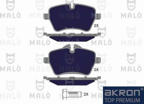 AKRON-MALÒ 1051384 - Set placute frana,frana disc aaoparts.ro