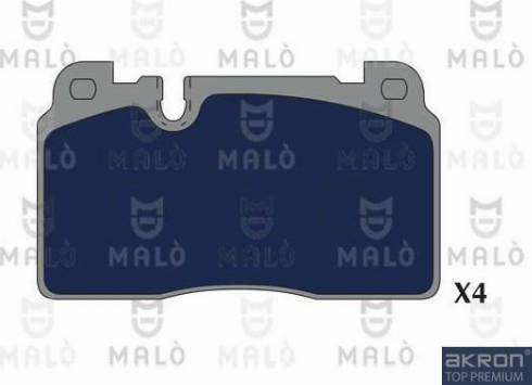 AKRON-MALÒ 1051264 - Set placute frana,frana disc aaoparts.ro