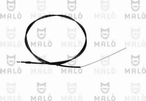 AKRON-MALÒ 22636 - Cablu, capota motor aaoparts.ro