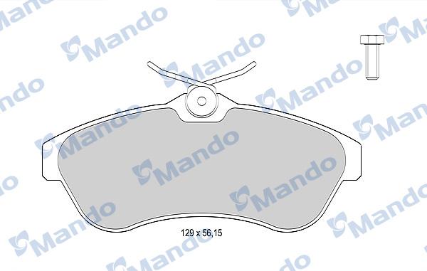Mando MBF015463 - Set placute frana,frana disc aaoparts.ro