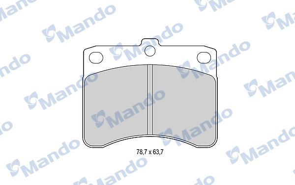 Mando MBF015485 - Set placute frana,frana disc aaoparts.ro
