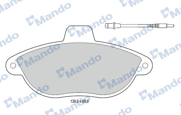Mando MBF015472 - Set placute frana,frana disc aaoparts.ro