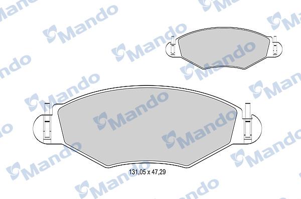 Mando MBF015163 - Set placute frana,frana disc aaoparts.ro