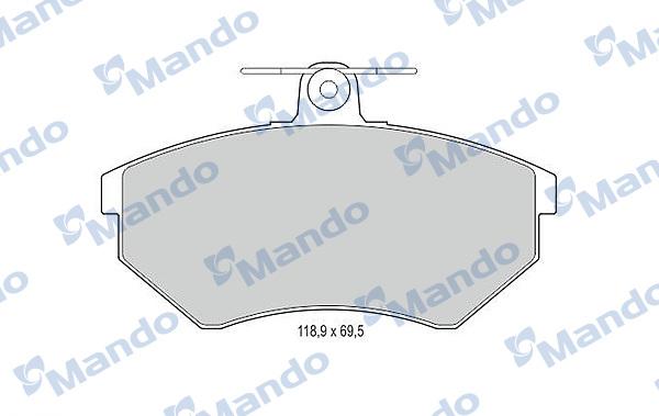 Mando MBF015109 - Set placute frana,frana disc aaoparts.ro