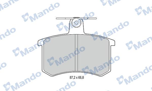 Mando MBF015365 - Set placute frana,frana disc aaoparts.ro