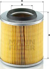 Mann-Filter C 1699 - Filtru aer aaoparts.ro