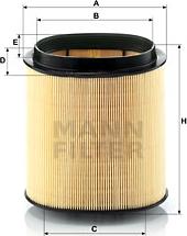 Mann-Filter C 1869 - Filtru aer aaoparts.ro