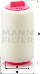 Mann-Filter C 1287 - Filtru aer aaoparts.ro