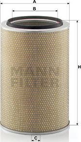 Mann-Filter C 33 1465/1 - Filtru aer aaoparts.ro