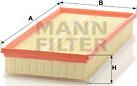 Mann-Filter C 37 153/1 - Filtru aer aaoparts.ro