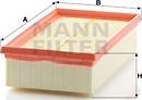 Mann-Filter C 2485/1 - Filtru aer aaoparts.ro