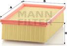 Mann-Filter C 25 136 - Filtru aer aaoparts.ro