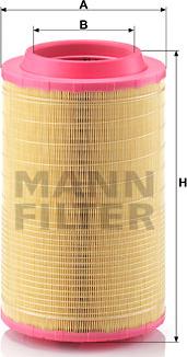 Mann-Filter C 25 860/6 - Filtru aer aaoparts.ro