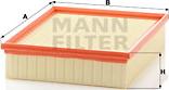 Mann-Filter C 26 168/2 - Filtru aer aaoparts.ro