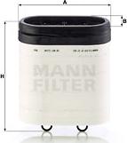 Mann-Filter CP 27 001 - Filtru aer aaoparts.ro