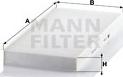 Mann-Filter CU 4054 - Filtru, aer habitaclu aaoparts.ro