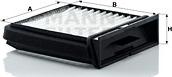 Mann-Filter CU 1915 - Filtru, aer habitaclu aaoparts.ro