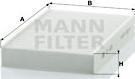 Mann-Filter CU 1629 - Filtru, aer habitaclu aaoparts.ro