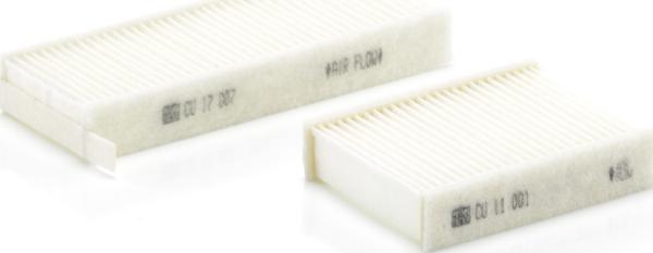 Mann-Filter CU 17 009-2 - Filtru, aer habitaclu aaoparts.ro