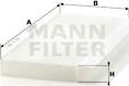 Mann-Filter CU 3554 - Filtru, aer habitaclu aaoparts.ro