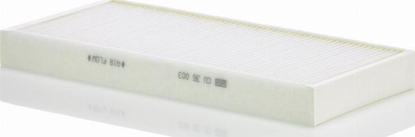 Mann-Filter CU 36 003 - Filtru, aer habitaclu aaoparts.ro