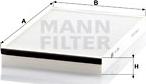 Mann-Filter CU 3054 - Filtru, aer habitaclu aaoparts.ro