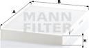 Mann-Filter CU 3037 - Filtru, aer habitaclu aaoparts.ro