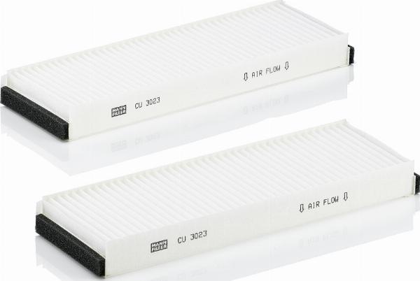 Mann-Filter CU 3023-2 - Filtru, aer habitaclu aaoparts.ro