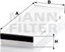 Mann-Filter CU 3023-2 - Filtru, aer habitaclu aaoparts.ro