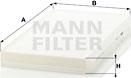 Mann-Filter CU 3139 - Filtru, aer habitaclu aaoparts.ro