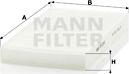 Mann-Filter CU 2956 - Filtru, aer habitaclu aaoparts.ro