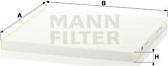 Mann-Filter CU 29 001 - Filtru, aer habitaclu aaoparts.ro