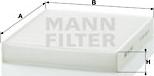 Mann-Filter CU 2440 - Filtru, aer habitaclu aaoparts.ro