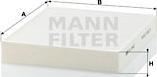 Mann-Filter CU 2442 - Filtru, aer habitaclu aaoparts.ro