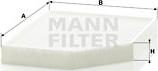 Mann-Filter CU 2450 - Filtru, aer habitaclu aaoparts.ro