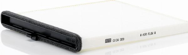Mann-Filter CU 24 009 - Filtru, aer habitaclu aaoparts.ro