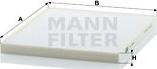 Mann-Filter CU 2434 - Filtru, aer habitaclu aaoparts.ro