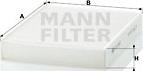 Mann-Filter CU 2433 - Filtru, aer habitaclu aaoparts.ro