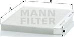 Mann-Filter CU 2422 - Filtru, aer habitaclu aaoparts.ro