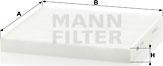 Mann-Filter CU 2544 - Filtru, aer habitaclu aaoparts.ro