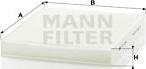 Mann-Filter CU 2545 - Filtru, aer habitaclu aaoparts.ro