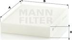 Mann-Filter CU 25 001 - Filtru, aer habitaclu aaoparts.ro