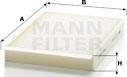 Mann-Filter CU 25 002 - Filtru, aer habitaclu aaoparts.ro