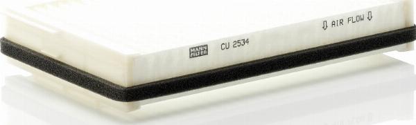 Mann-Filter CU 2534 - Filtru, aer habitaclu aaoparts.ro