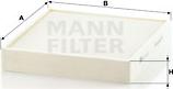 Mann-Filter CU 26 010 - Filtru, aer habitaclu aaoparts.ro