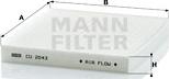 Mann-Filter CU 2043 - Filtru, aer habitaclu aaoparts.ro