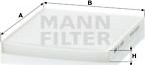 Mann-Filter CU 2026 - Filtru, aer habitaclu aaoparts.ro