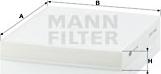 Mann-Filter CU 2141 - Filtru, aer habitaclu aaoparts.ro