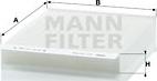 Mann-Filter CU 2143 - Filtru, aer habitaclu aaoparts.ro