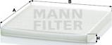 Mann-Filter CU 2131 - Filtru, aer habitaclu aaoparts.ro